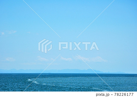 しらす雲の写真素材