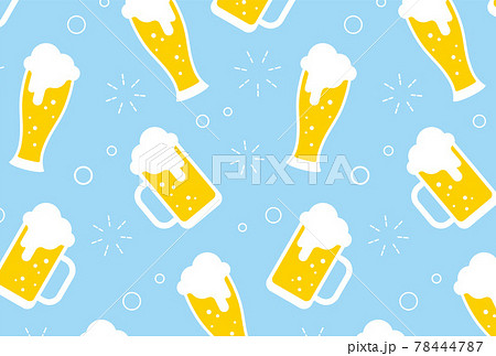 壁紙 ビール 生ビール ジョッキのイラスト素材