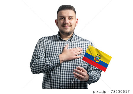 エクアドル 男 男の人 男性の写真素材