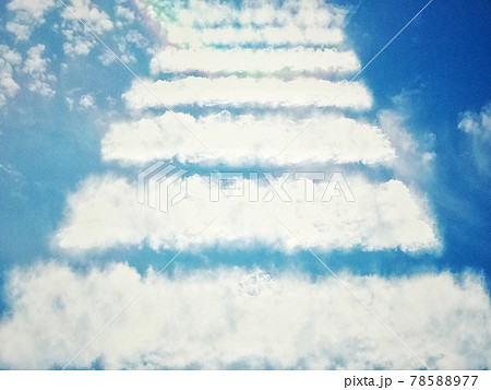 天国の階段のイラスト素材