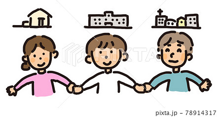 地域住民のイラスト素材 地域住民のイラスト素材