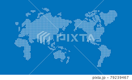 地図 マップ 世界地図 略図のイラスト素材