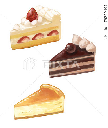 チョコレートケーキのイラスト素材集 ピクスタ