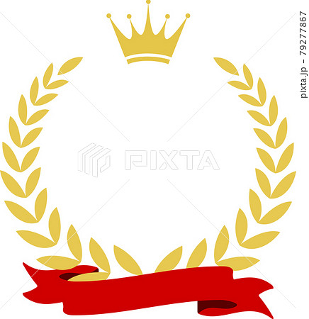 月桂樹冠王冠皇冠插圖素材