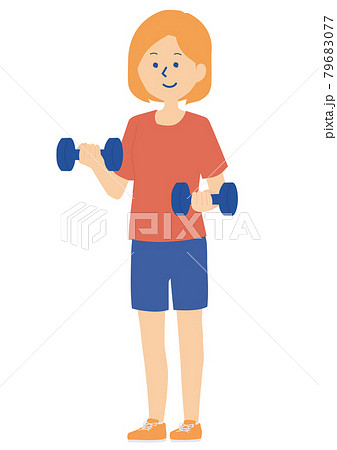 筋トレのイラスト素材集 ピクスタ
