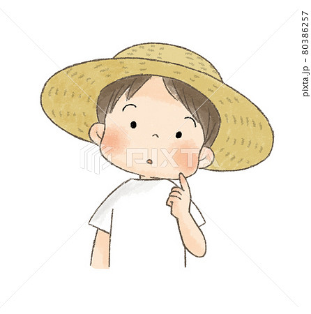 帽子 イラスト セール 男の子