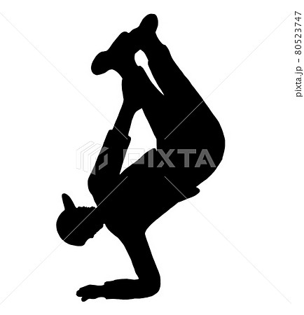 ブレイクダンス かっこいいのイラスト素材