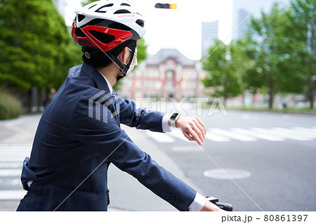 コミュニティ道路の写真素材