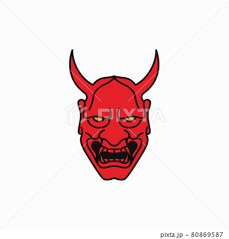 ベクトル ツノ 角 悪魔のイラスト素材