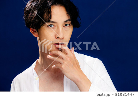 メンズ脱毛の写真素材