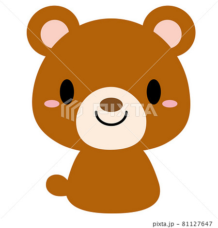 くま クマ 熊 デフォルメのイラスト素材