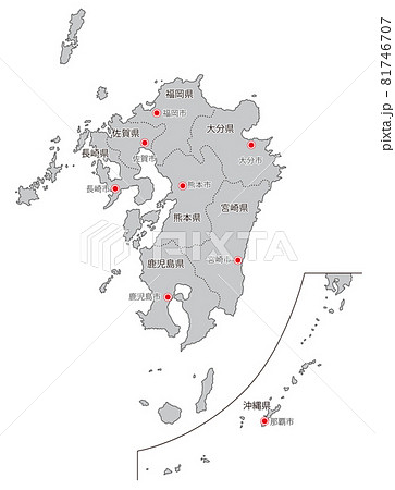 県庁所在地のイラスト素材