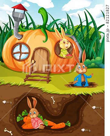 ピーター ラビットのイラスト素材