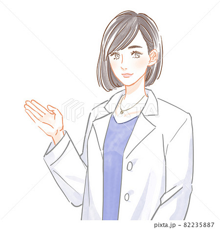 美人女医のイラスト素材