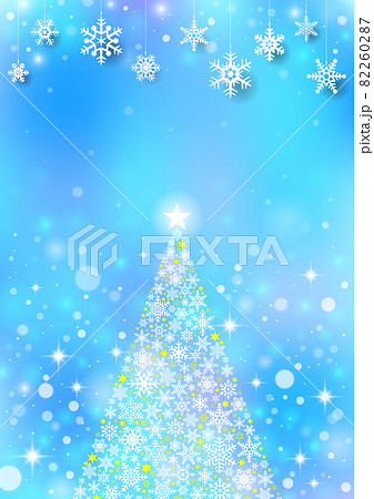 クリスマス イルミネーションのイラスト素材