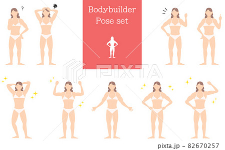 ボディビルのイラスト素材集 ピクスタ