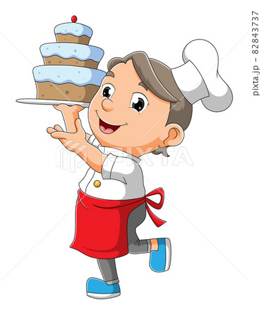 かっこいい シェフのイラスト素材