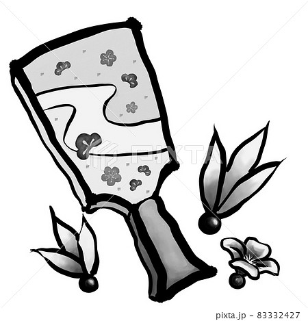 羽根ペンのイラスト素材