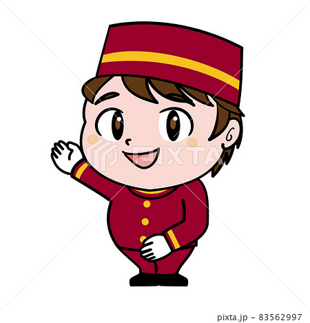 ホテルマンの写真素材