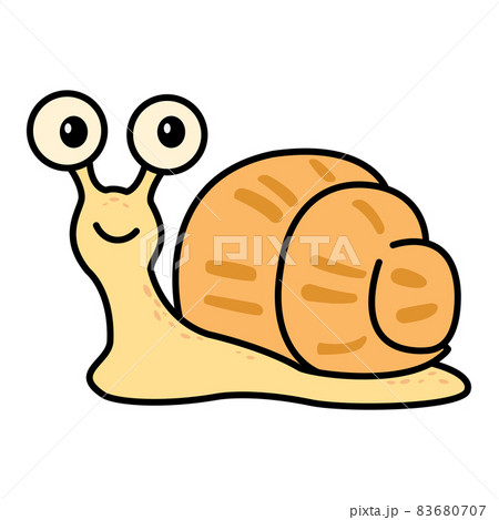 Cute Snailのイラスト素材