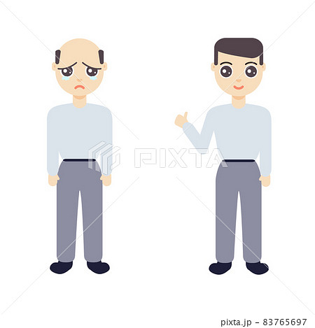 はげのイラスト素材