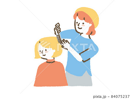 美容師のイラスト素材集 ピクスタ