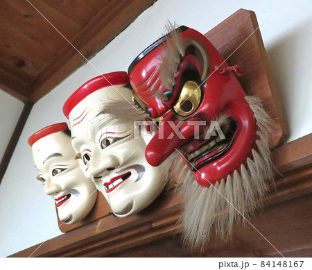 神楽面　外道　大人サイズ　樹脂　お祭り　◇ 神楽面 外道 大人サイズ 樹脂 お祭り ⚫︎ - メルカリ
