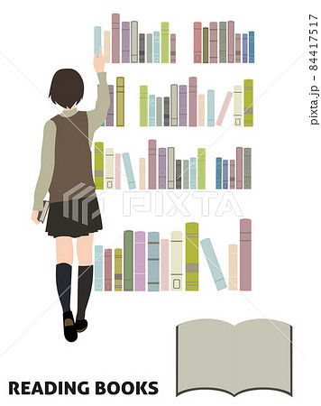 学生 後ろ姿 中学生 人物 制服のイラスト素材