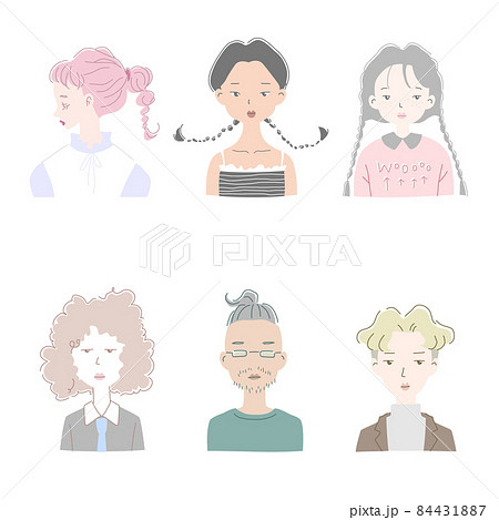 女性 ファッション 外国人 おしゃれのイラスト素材