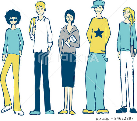 海外留学のイラスト素材 海外留学のイラスト素材