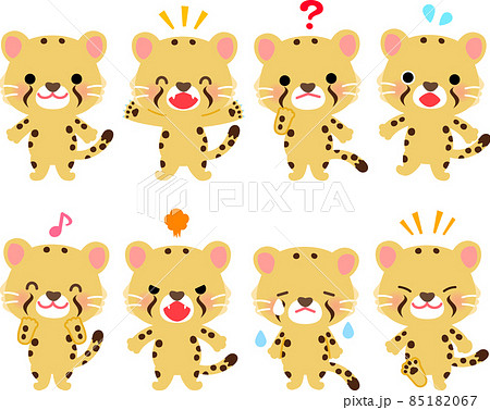 猫 ポーズ イラスト 動物のイラスト素材