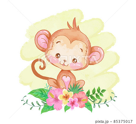 cute monkey png