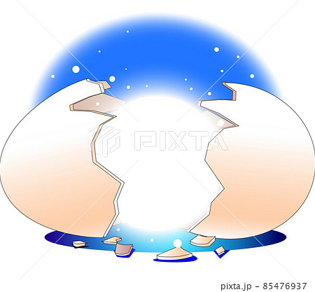 生まれる 卵のイラスト素材