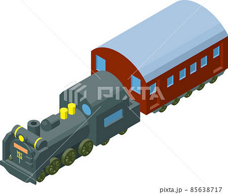 機関車 蒸気機関車 のイラスト素材集 ピクスタ