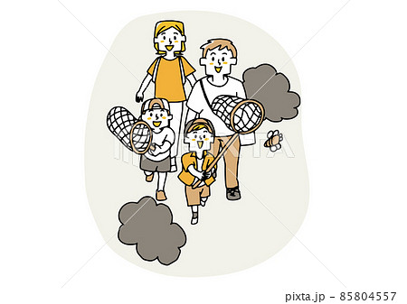 野山 イラスト かわいい 山の写真素材