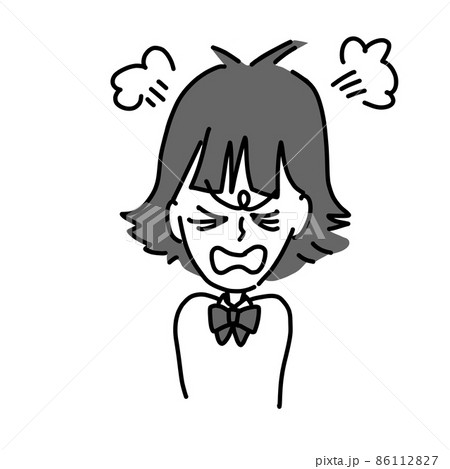 ぷんすかのイラスト素材