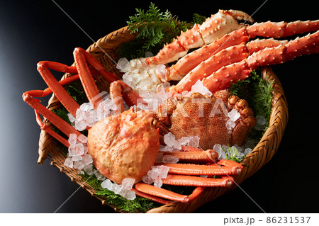 蟹料理の写真素材