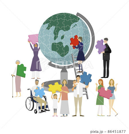 国際交流のイラスト素材