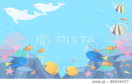 カクレクマノミのイラスト素材