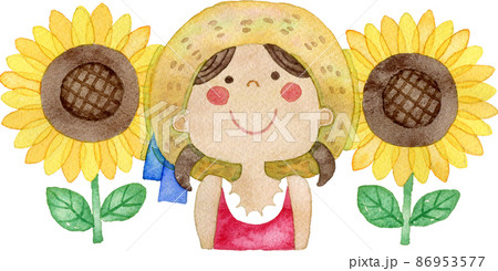 子供 夏のイラスト素材