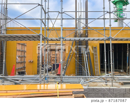 マンション建設現場のイメージ