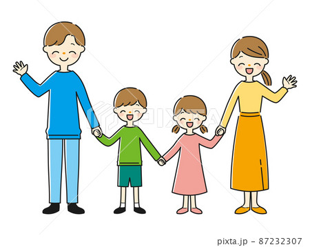 家族団らんのイラスト素材集 ピクスタ