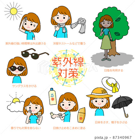 麦わら帽子のイラスト素材集 ピクスタ