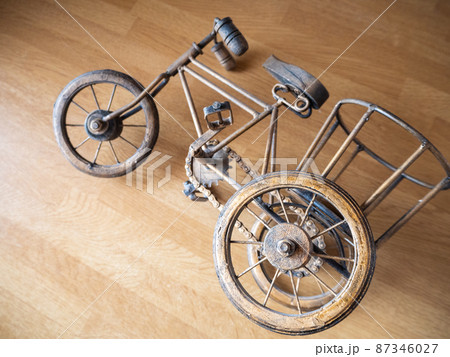 バイク 海外 古い ヨーロッパの写真素材