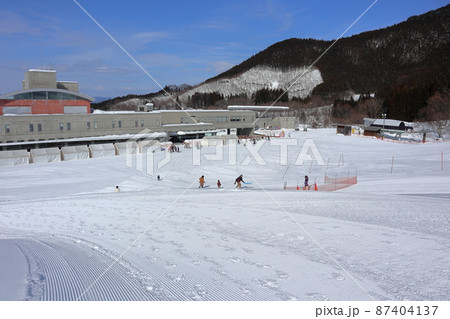 花輪スキー場の写真素材