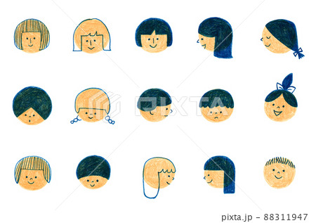 主婦 女性 うれしい 手書きのイラスト素材