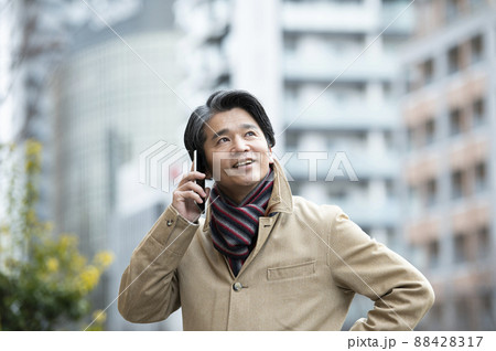 私服警官の写真素材