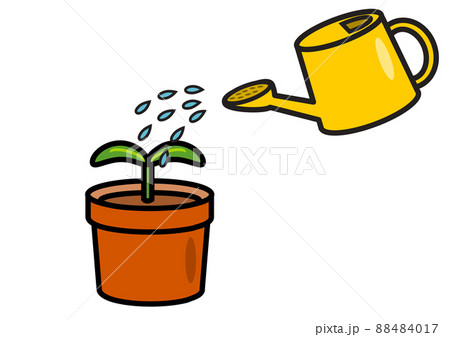 水やり じょうろ かわいいのイラスト素材 水やり じょうろ かわいいのイラスト素材