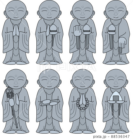 石像のイラスト素材