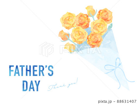 6月の誕生花のイラスト素材